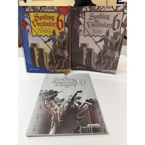 Abeka Vocabulary Spelling Poetry 6 Teacher Edition‎ Test Key Student Tests